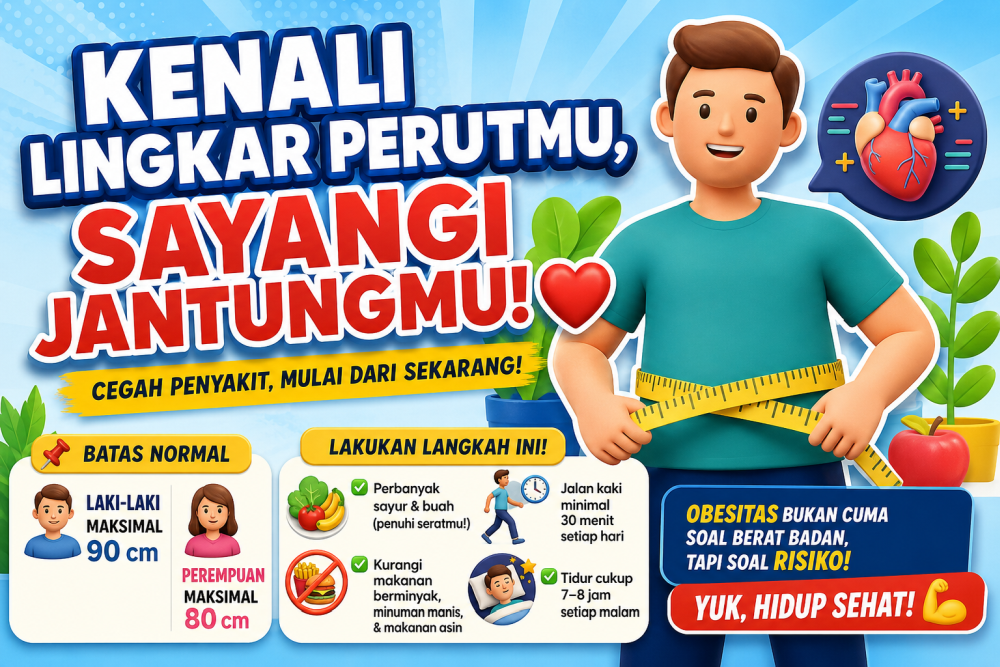 Kenali Lingkar Perutmu, Sayangi Jantungmu!