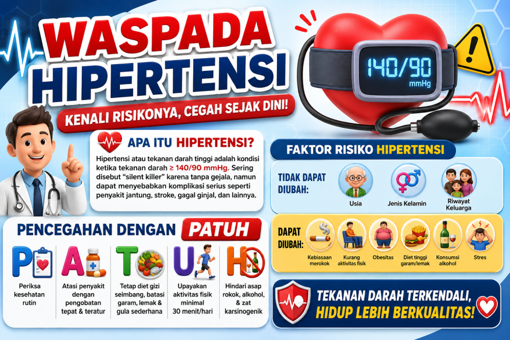 Waspada Hipertensi: Kenali Risikonya, Cegah Sejak Dini