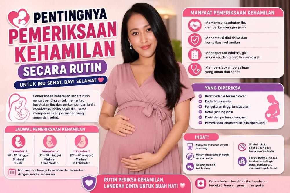Pentingnya Pemeriksaan Kehamilan Secara Rutin untuk Ibu dan Bayi