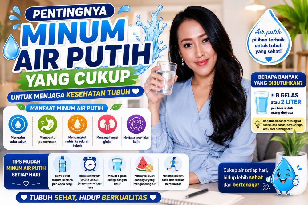 Pentingnya Minum Air Putih yang Cukup untuk Menjaga Kesehatan Tubuh